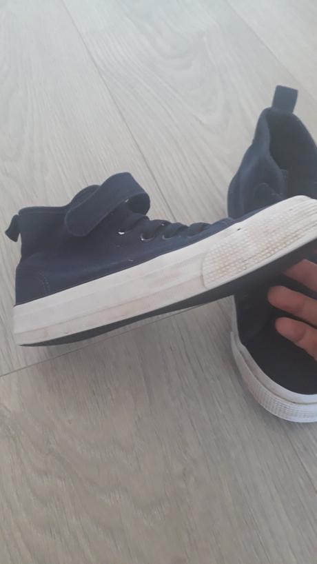 Modre vyssie tenisky 31, h&m,31