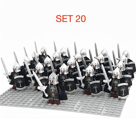 Figúrky pán prsteňov 5 typ lego, nové,