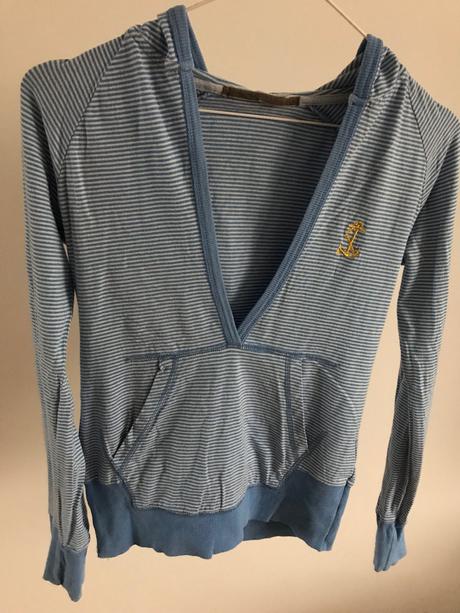 Mikina námornícky štýl, s