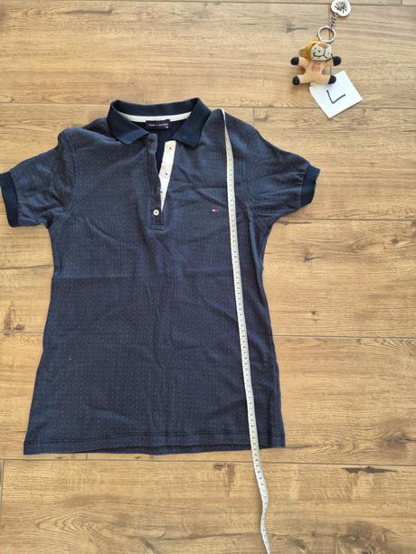 Krátky rukáv, polokošela, tommy hilfiger,l