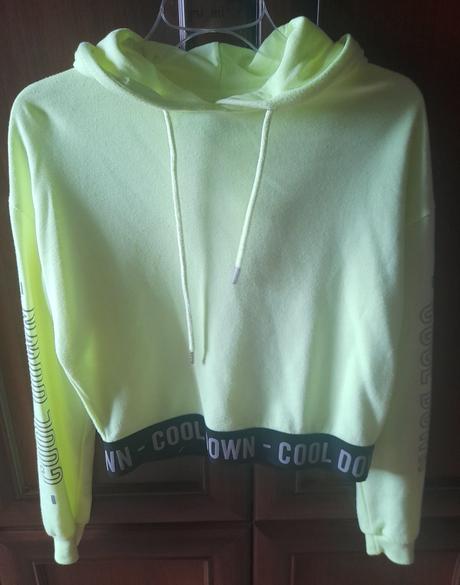 Neónovo žltá mikina, new yorker,s