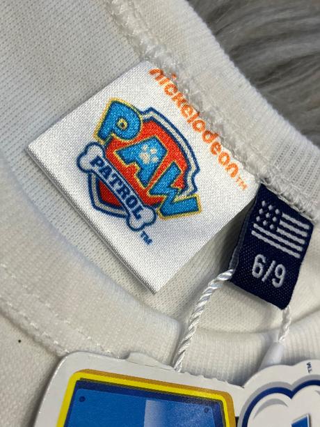 Chlapčenské body dlhý rukáv paw patrol (6-9 mes.), original marines,68