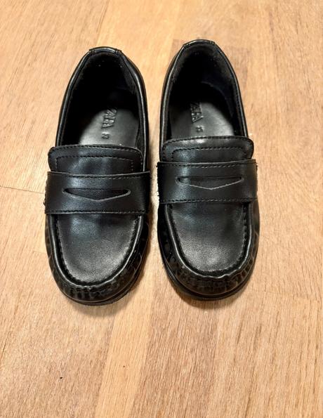 Chlapčenské kožené mokasíny veľkosť 25, zn. zara, zara,25