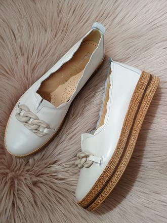 Dámske kožené topánky 22500171 b, 38 / 39