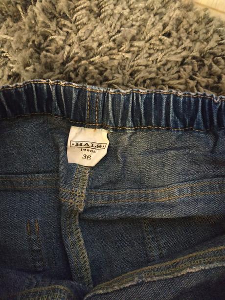 Tehotenská sukňa rifľová, veľkosť 36., s