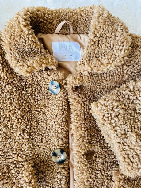 Teddy kabátik zara 116, zara,116