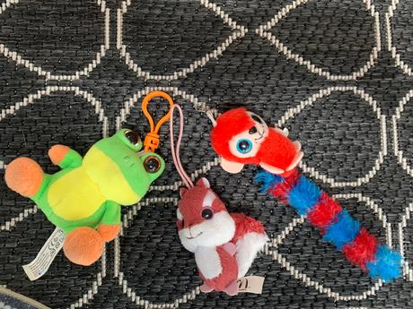 Sada mini plyšových hračiek,