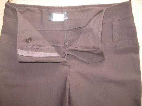 Hnedé elegantné nohavice, 36