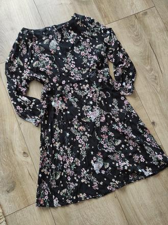 Cierne saty kvetove, 36, next,36