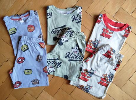Pyžamá h&m, krátke, h&m,116