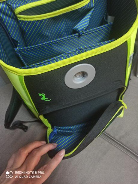 Školská taška - chameleón-vianoce, 