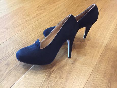 Cierne semišové topánky, 39