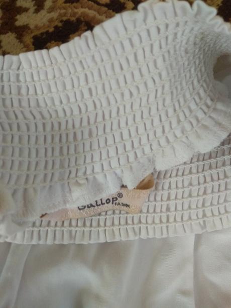 Biele letné nohavice, s