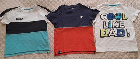 Letne tricka 6ks, f&f, 4-5r, f&f,110