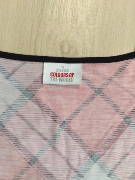 Tunika, predĺžené tričko kárované, colours of the world,34