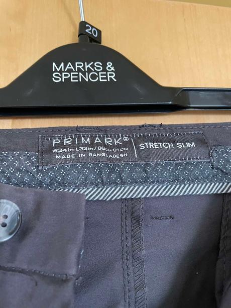 Pánske nohavice č.w34 značky primark, primark,34