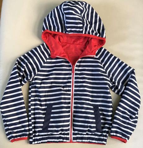 122/128 obojstranna prechodna bunda,7-8 r., 128