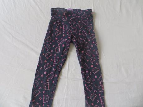 Modré legíny so vzormi mačičiek, f&f,86