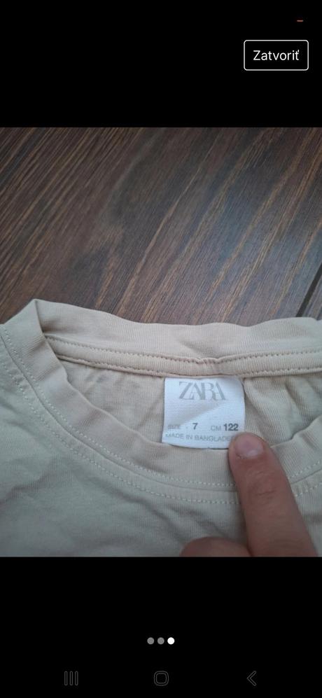 Zara tričko krátky rukáv, zara,122