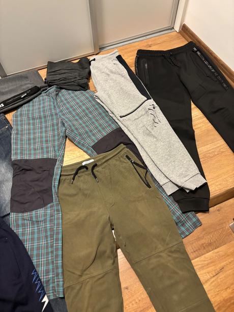 Balík nohavice, rifle tepláky 158/164, 164