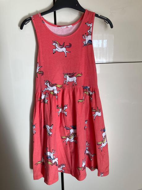 Šaty s jednorožcom, h&m,122