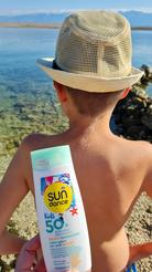 Sundance mlieko na opaľovanie Kids Sensitiv OF 50+