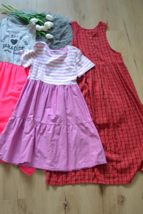 Set 3ks dievčenských šiat, veľkosť 146, reserved,146