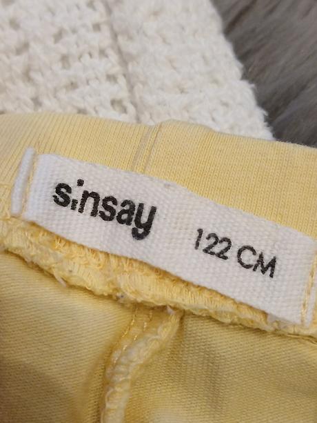 Dievčenské legíny žlté sinsay (122), sinsay,122