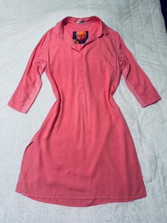 Dlhá koralovo ružová košeľa zn. magenta, m