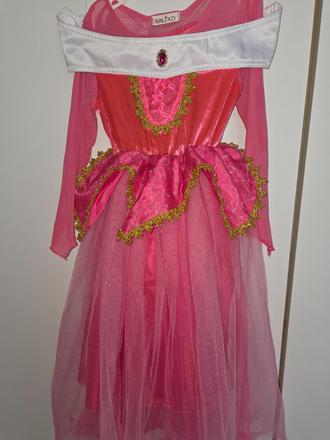 Princeznové šaty ruženka, 