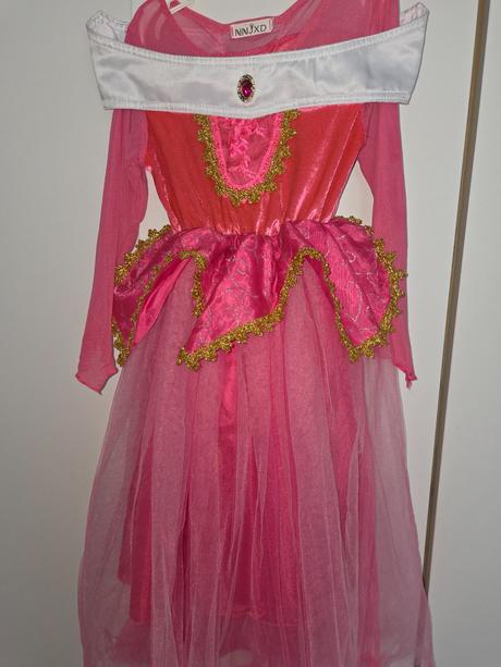 Princeznové šaty ruženka, 