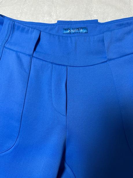 Modré elastické nohavice zn. magenta, m