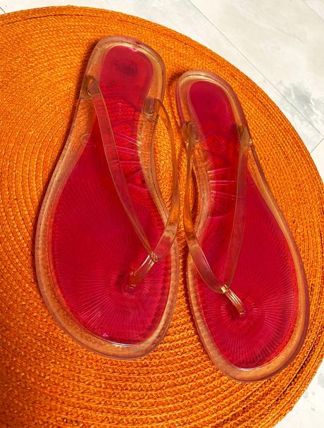 Plážové gumené žabky, 39