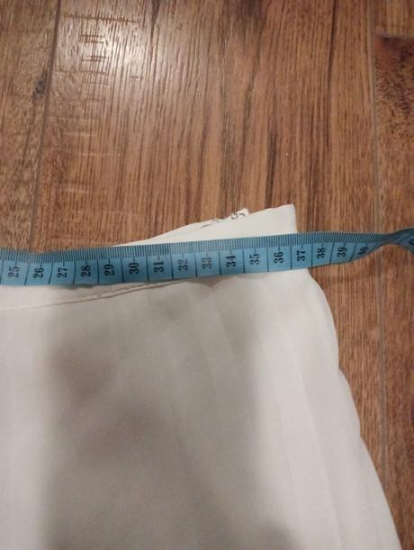 Biela plisovaná sukňa, orsay,38