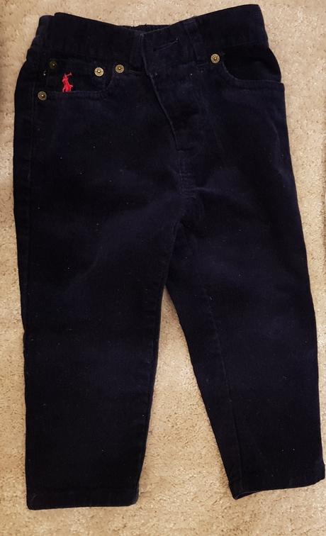 Ako nové tmavomodré menčestračky 86, ralph lauren,86