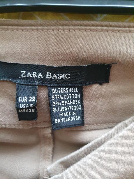 Nohavice so znízeným pásom, zara,38