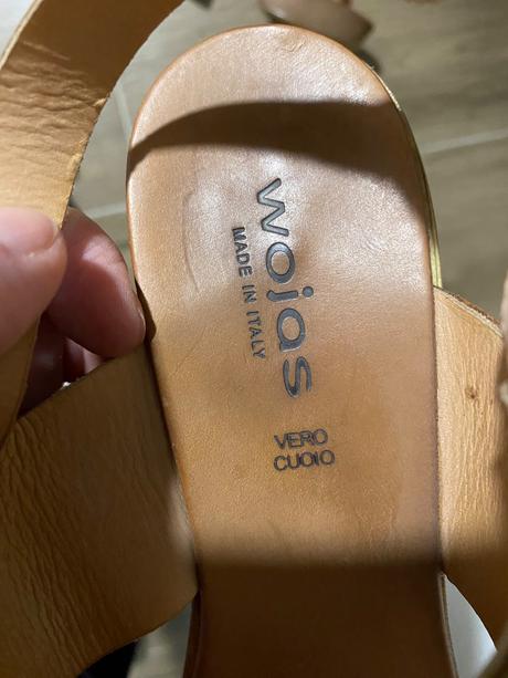 Kožené sandále wojas, wojas,38