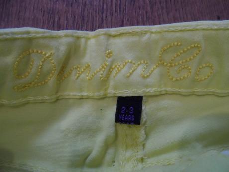 Žlté rifličky, denim co,98