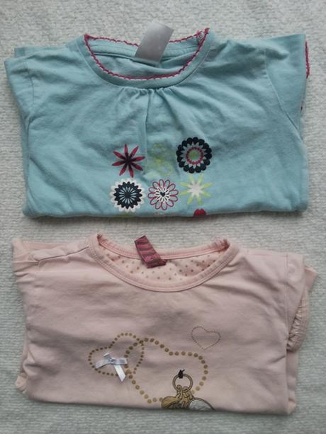 2 x dievcenske tricko, 110