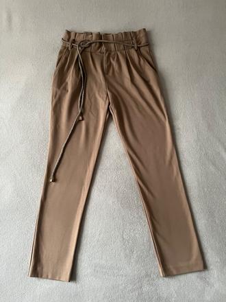 Elastické nohavice s vysokým pásom, vero moda,s