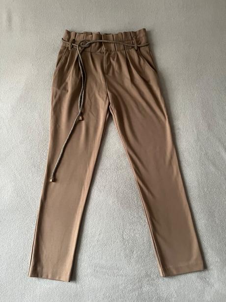 Elastické nohavice s vysokým pásom, vero moda,s