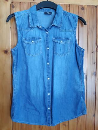 Dievčenska rifľova košeľa, takko,158