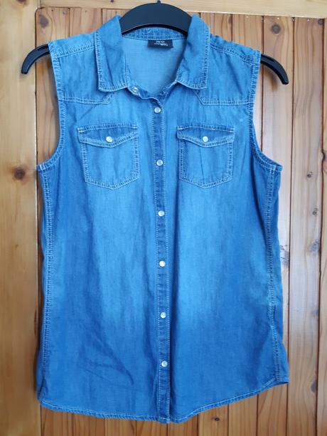 Dievčenska rifľova košeľa, takko,158