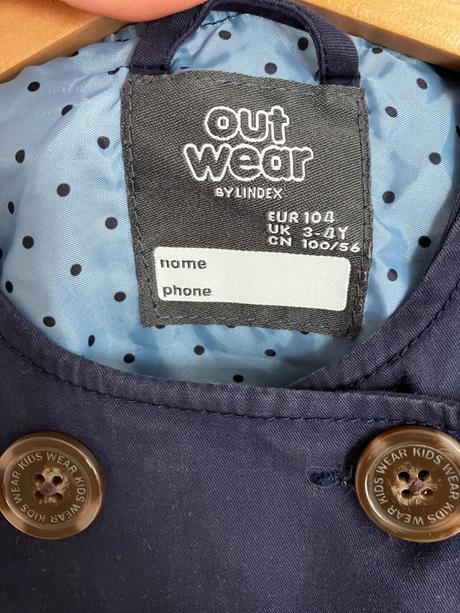 Prechodný kabatik 104, lindex,104