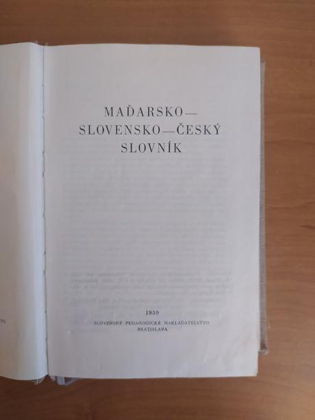 Slovensko-maďarský slovník (1959), 
