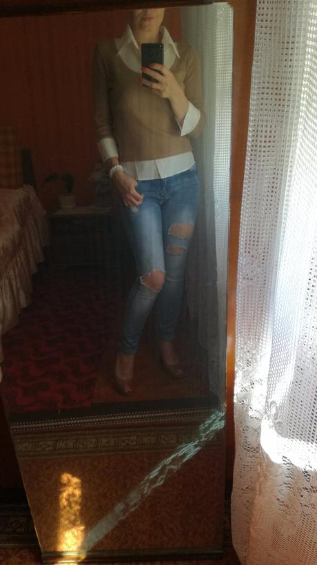 Krásny pulovrik, clockhouse,m