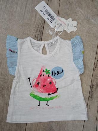 Dievčenské tričko s melónom overkids (62-68), 62 / 68