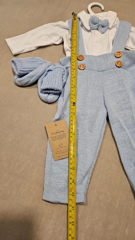 5-dielna pletená súprava na krst alebo oslavu, 74