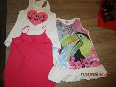 3x bavln.tielka na leto veľ.134/140/146, dopodopo,146