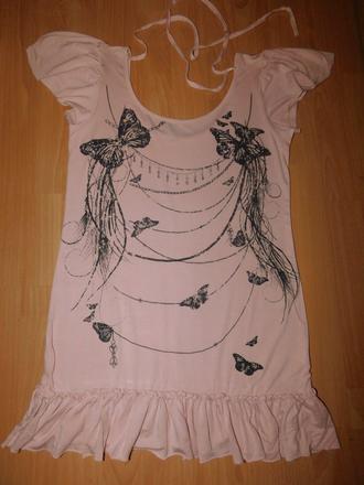 Tričko- tunika -mini šaty, amisu,xs